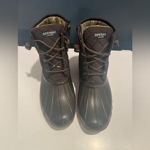Sperry Waterproof Duck Boots -Black Size 8.5 M